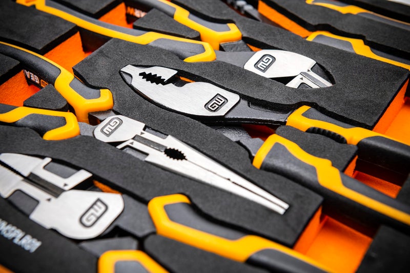 GEARWRENCH 5 Piece PITBULL Cushion Grip Pliers Set in Foam Storage Tray - GWMSPLR01 - Image 5